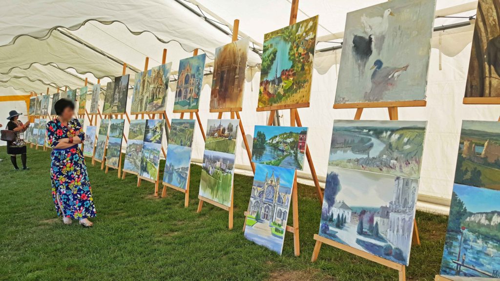 exposition finale du 3eme festival de peinture en plein air " Dans le Berceau de l'impressionnisme